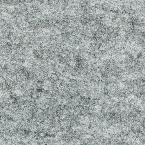 Štvorcová plstená podložka, ŠEDÁ, 50 mm, 3 ks.