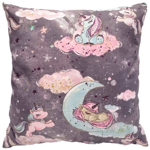Obliečka na vankúš 70x80 UNICORN GRY