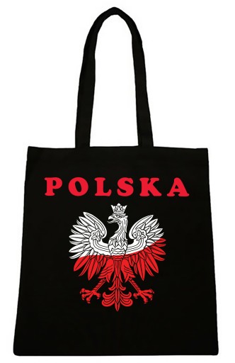 Bavlnená taška s vlasteneckou vlajkou Poľský znak