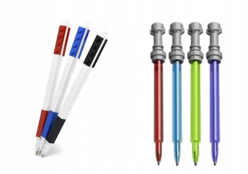 LEGO 51513 ORIGINÁLNE NÁPLNE PERÁ MODRÁ, ČIERNA, ČERVENÁ 3 KS.