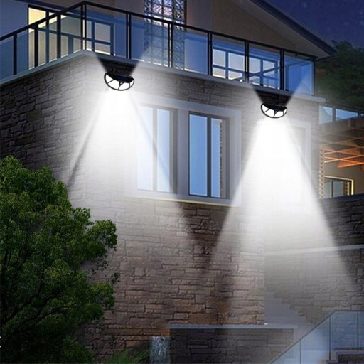 LED SOLAR LAMPA S POHYBOVÝM A SÚMRAKOVÝM SNÍMAČOM 100LED SOLÁRNY HALOGÉN