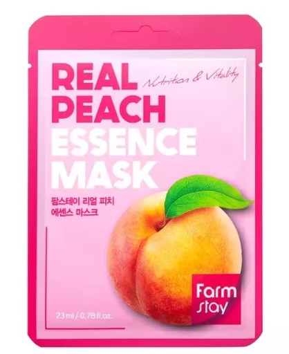 Farmstay Real Peach Essence Mask hárková maska 23ml