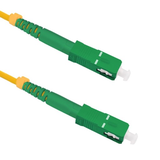 Optický patch kábel Qoltec SC/APC - SC/APC SM 9/125 G652D Simplex 5m