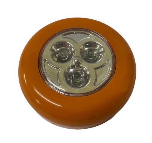 3x LED SAMOLEPIACA BATÉRIOVÁ DOTYKOVÁ LAMPA 1 ks