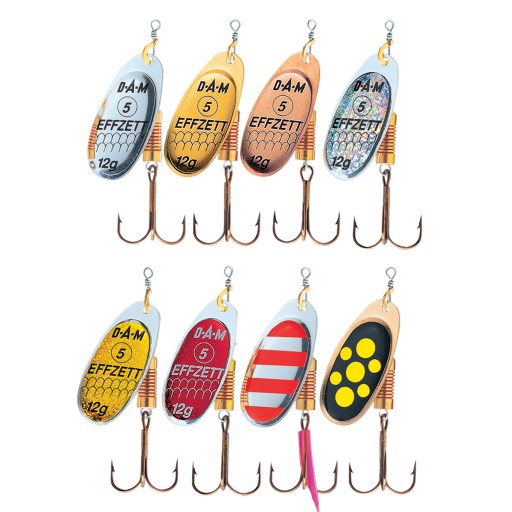Spinnerbait Dam Effzett Executor 4/8g DRESSED RF RED