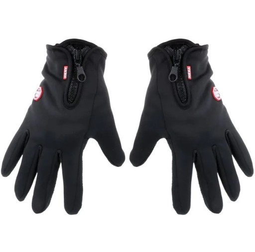 PÁNSKE RUKAVICE Teplé BLACK TOUCH Cyklistika Šport Pohodlná kvalita