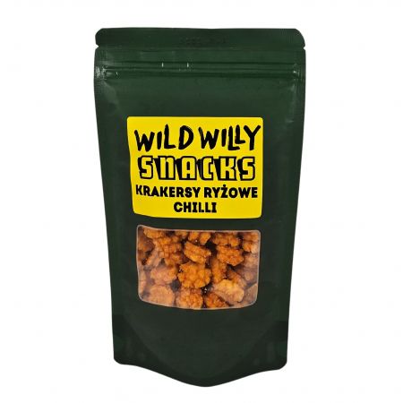 Divoké ryžové krekry Willy s príchuťou chilli