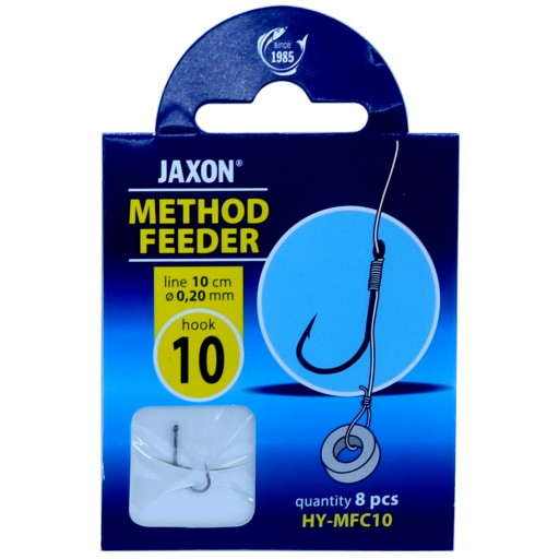 Háčiky METHOD FEEDER 8 ks. Líder JAXON RUBBER 10