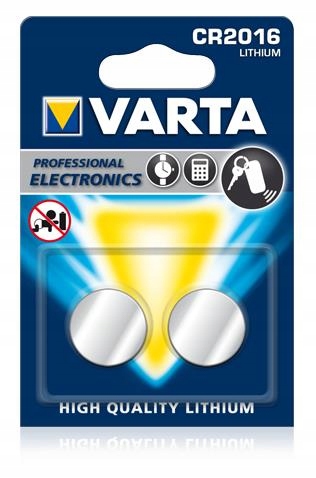 VARTA CR2016 lítiová batéria 2 ks.