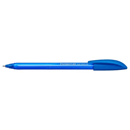 Sada 10 modrých trojuholníkových pier Staedtler Ball M