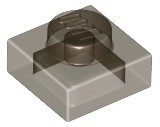 LEGO PLATE 3024 1x1 trans čierna NOVINKA (10g) 51 ks.