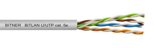 Lan sieťový kábel UTP skrútený kábel Cat 5e 1,5M