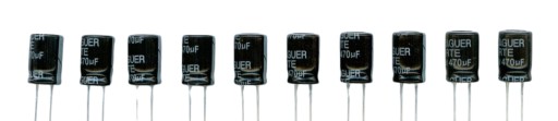 470uF 16V NÍZKY ESR 470 µF 16V (10 KS) ELEKTROLYTICKÝ KONDENZÁTOR