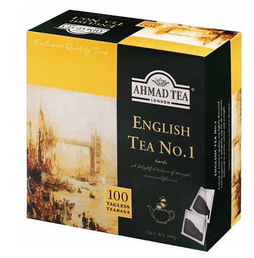 Ahmad No 1 BLACK Tea Express 100 ks