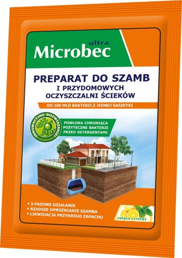 MICROBEC ULTRA PRÍPRAVOK NA septiky, CITRÓNOVÁ VÔŇA