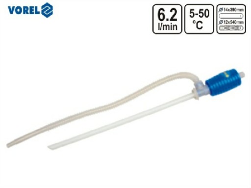 TOYA TOOLS MANUÁLNE ČERPADLO TEKUTINY PLASTOVÝ SIPHON 6,2L/MIN KS