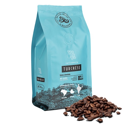 SORPRESA TURCHESE zrnková káva 250g 70% Robusta