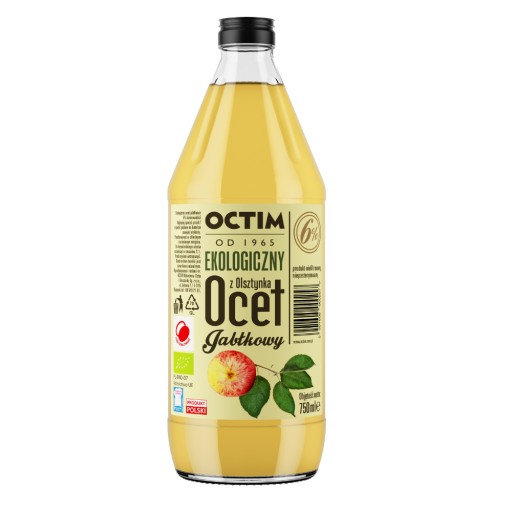 Jablčný ocot 6% BIO nefiltrovaný 750 ml - OCTIM