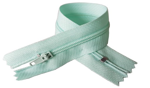 ŠPIRÁLOVÝ Zips 18cm MINT