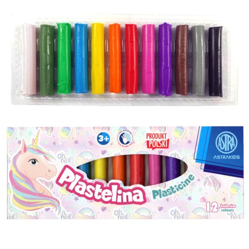 Jednorožec školská plastelína Unicorn 12col ASTRA