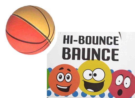 Gumená loptička dobre odráža športovú loptičku BOUNCY BALL 6,5 cm