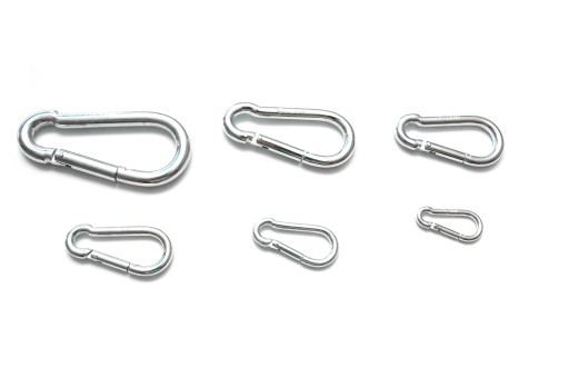 POZINKOVANÁ KARABÍNA NA LANÁ 4MM 4X40mm PLATNÁ