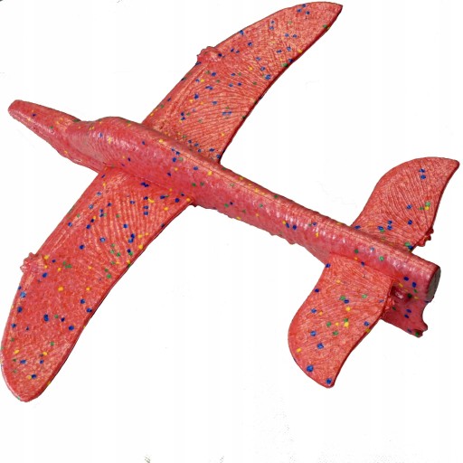 HRAČKA KITE PRE DETI LIETADLO STYROFOAM Šípka VTÁČIK KLUZÁK ČERVENÝ