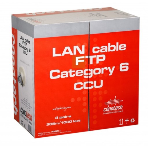 Kábel 4x2 FTP-K6 twisted pair-CCU WIRE