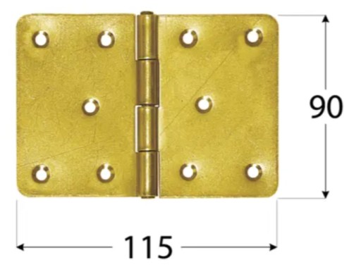 PÁNT PRE KLAPKY A KRABICE Z115/90 ZNZ 115X90X2,5 DOMAX