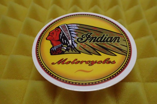 NÁLEPKA INDICKÝCH MOTOCYKLOV 7,3 x 7,3 cm