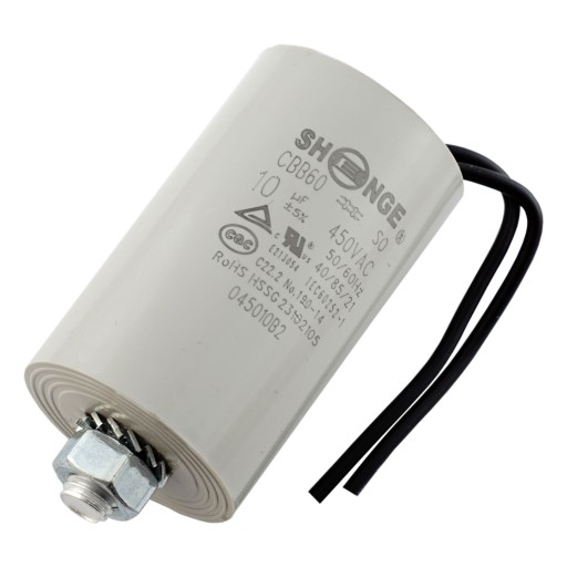 Štartovací kondenzátor 10uF 450V CBB60 SHENGE