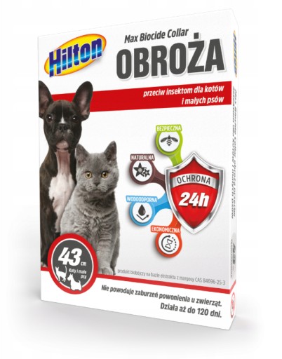 Hilton obojok proti hmyzu pre psa 43 cm 120 dní