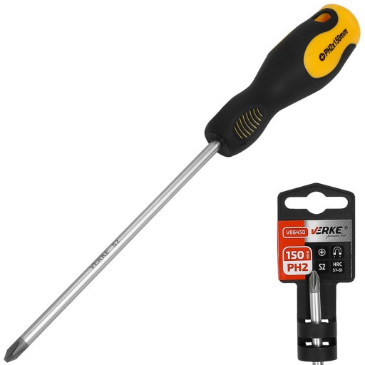 SKRUTKOVAČ PH2 150 mm SKRUTKOVAČ S2 VERKE PREMIUM LINE