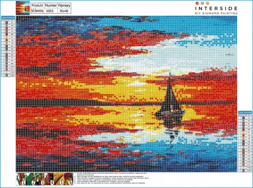 Ručná výšivka Mosaic diamond puzzle