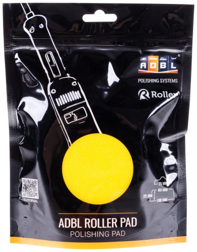 ADBL ROLLER Leštidlo R 75mm žltý