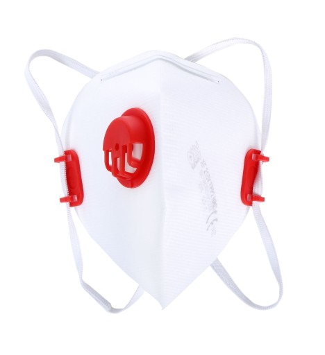 Protiprachové masky LAHTI PRO FFP2 s ventilom, 2 ks
