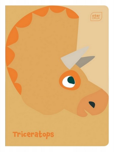 Zápisník A5 16 strán 3 LINE FARBA T-REX INTER