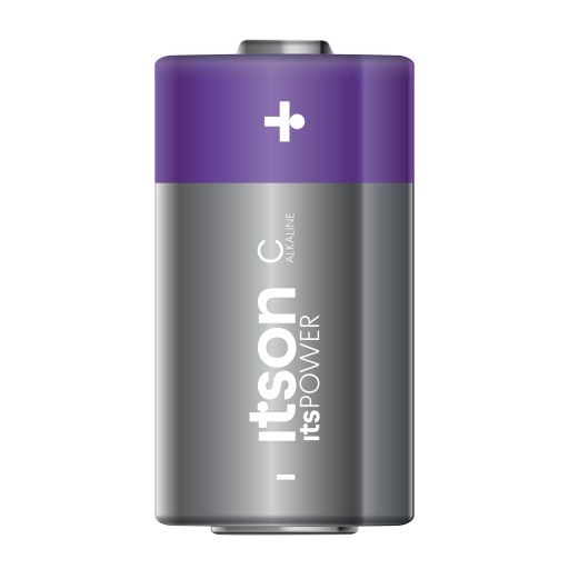 ITSON POWER C ALKALICKÉ BATÉRIE (LR14) 2x VYSOKO ÚČINNÉ HRAČKY/NÁRADIE