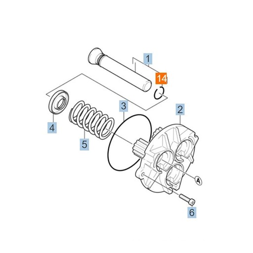 Piestový expanzný krúžok fi 18mm Karcher HDS 895