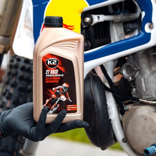K2 Stroke Oil Red 2T červený pre dvojtakt 1L