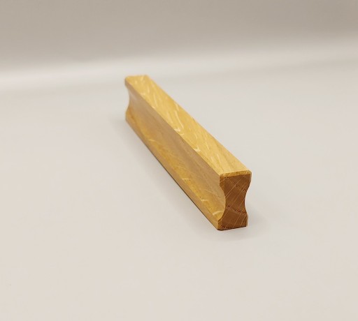 Dubová nábytková úchytka, dĺžka 154mm, rozteč 128mm, POLSKÝ VÝROBOK