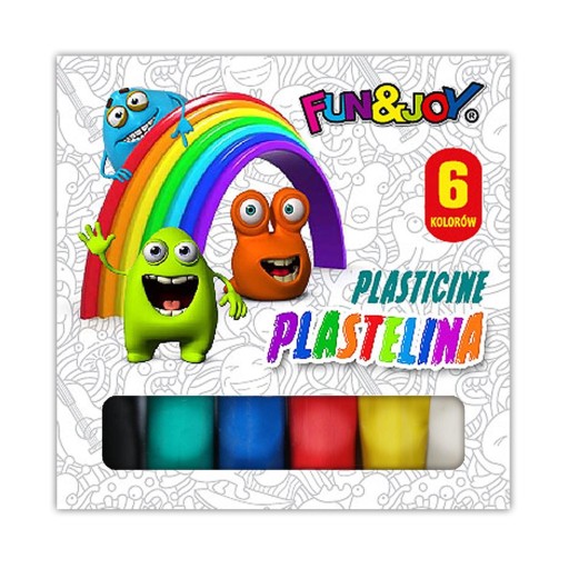 PLASTICINE 6 FARBY FUN&JOY
