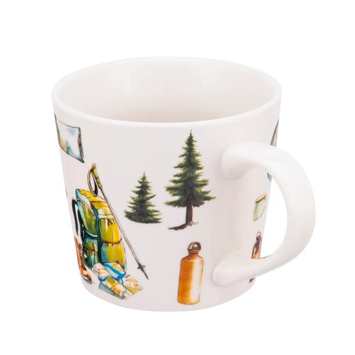 Veľký porcelánový cestovateľský hrnček na kávu a čaj Altom Design 400 ml