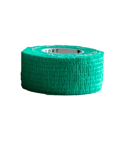 Samolepiaca stabilizačná súdržná bandáž YellowBAND 2,5 cm, tyrkysová