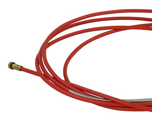 Červená špirálová vložka, priemer 1,0 - 1,2 mm, dĺžka 4,4 m