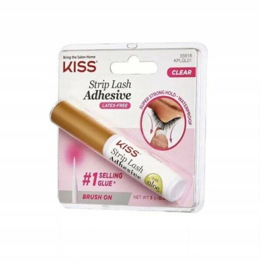KISS ADHESIVE bezfarebné lepidlo na umelé mihalnice 5g