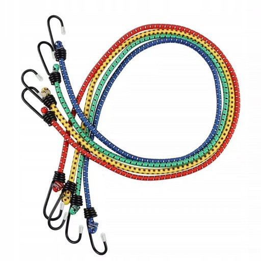 GUMY NA UPEVNENIE BATOŽINY, ELASTICKÉ KÁBLE, 4 KS
