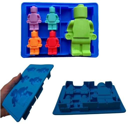 PEOPLE LEGO BLOCKS PRAGLINE FORMA SILIKÓNOVÁ MOLKA NA ČOKOLÁDOVÉ ŽELÉ