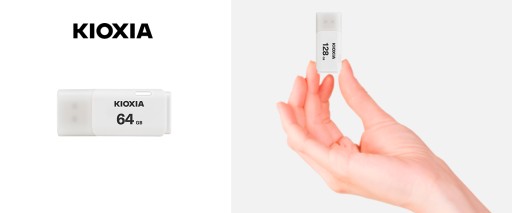 KIOXIA 64GB USB 2.0 kľúč Hayabusa U202 WHITE