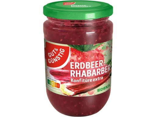 G&G Konfiture Extra Erdbeer-Rhabarber 450g